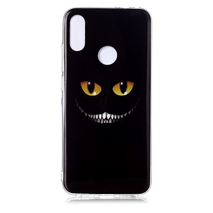 Pattern Printing IMD TPU Protective Cell Phone Casing for Xiaomi Redmi Note 7 / Note 7 Pro (India) / Note 7S - Smiling Monster-2