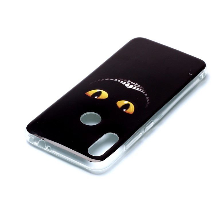 Pattern Printing IMD TPU Protective Cell Phone Casing for Xiaomi Redmi Note 7 / Note 7 Pro (India) / Note 7S - Smiling Monster-4
