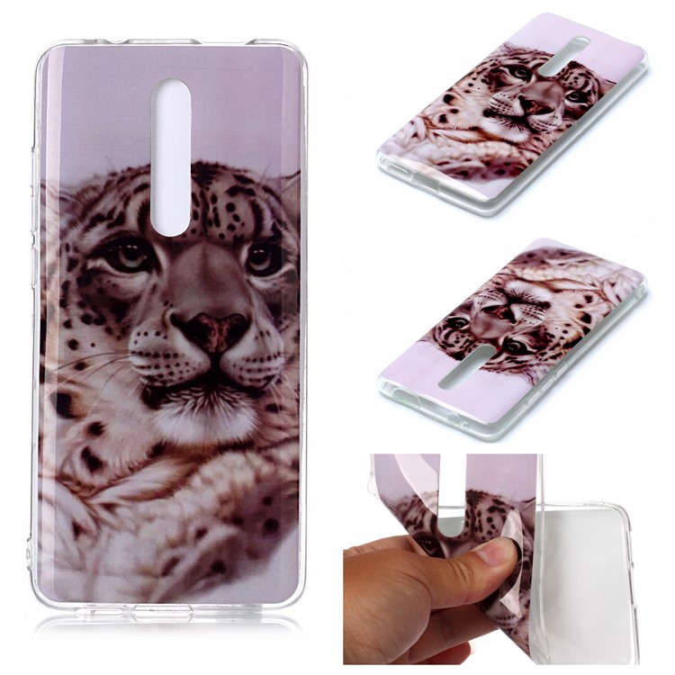 Pattern Printing IMD TPU Mobile Phone Shell Protection Phone Case for Xiaomi Redmi K20 / Mi 9T / K20 Pro / Mi 9T Pro - Leopard-1