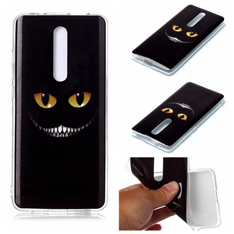 Pattern Printing IMD TPU Mobile Phone Shell Protection Phone Case for Xiaomi Redmi K20 / Mi 9T / K20 Pro / Mi 9T Pro - Smiling Monster-1