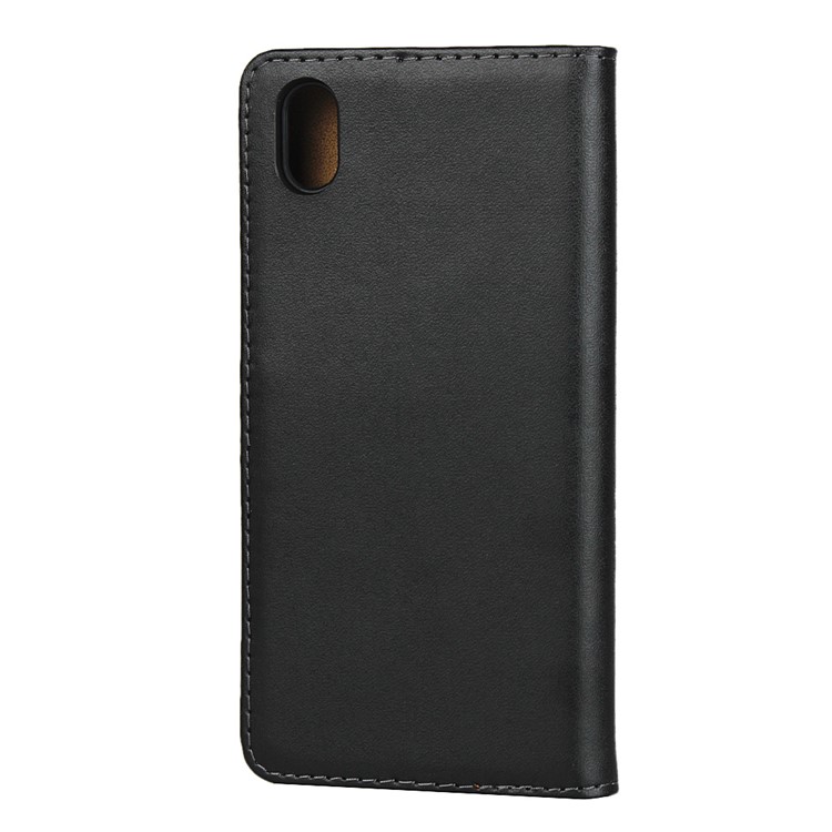 Genuine Leather Wallet Stand Phone Cover for Xiaomi Redmi 7A-4