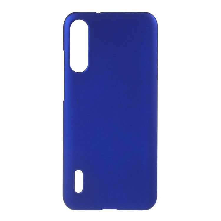 Rubberized Hard PC Case for Xiaomi Mi CC9e - Dark Blue-1