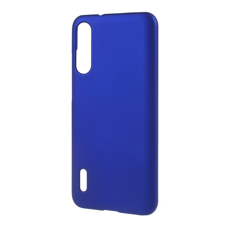 Rubberized Hard PC Case for Xiaomi Mi CC9e - Dark Blue-2