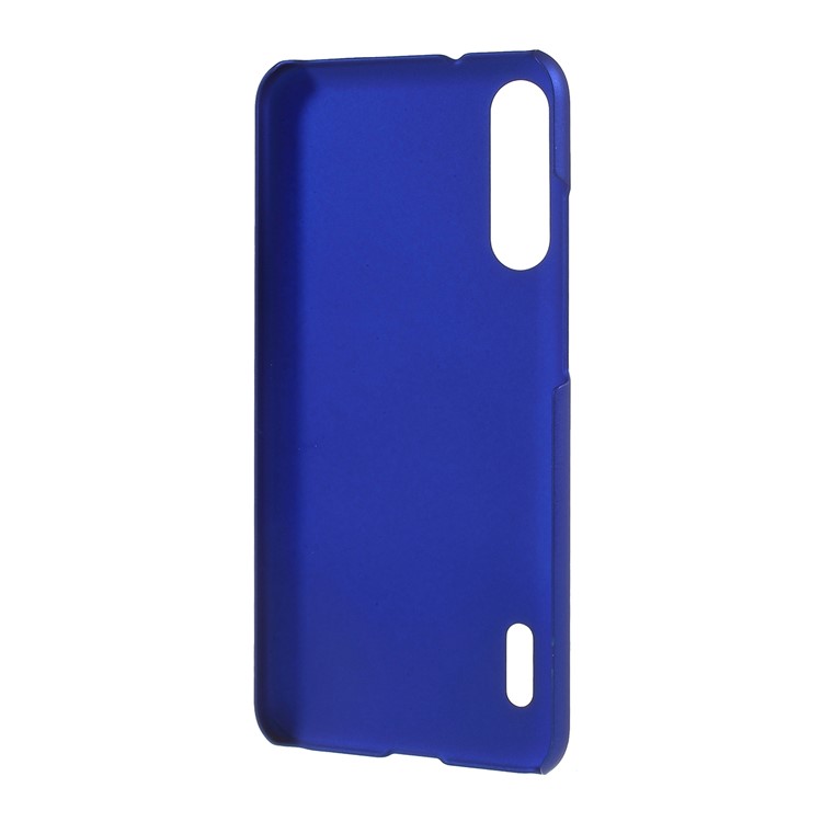 Rubberized Hard PC Case for Xiaomi Mi CC9e - Dark Blue-3
