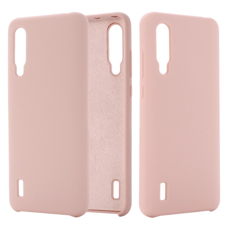Liquid Silicone Shell for Xiaomi Mi CC9 / Mi CC9 Meitu Edition/ Mi 9 Lite - Pink-1