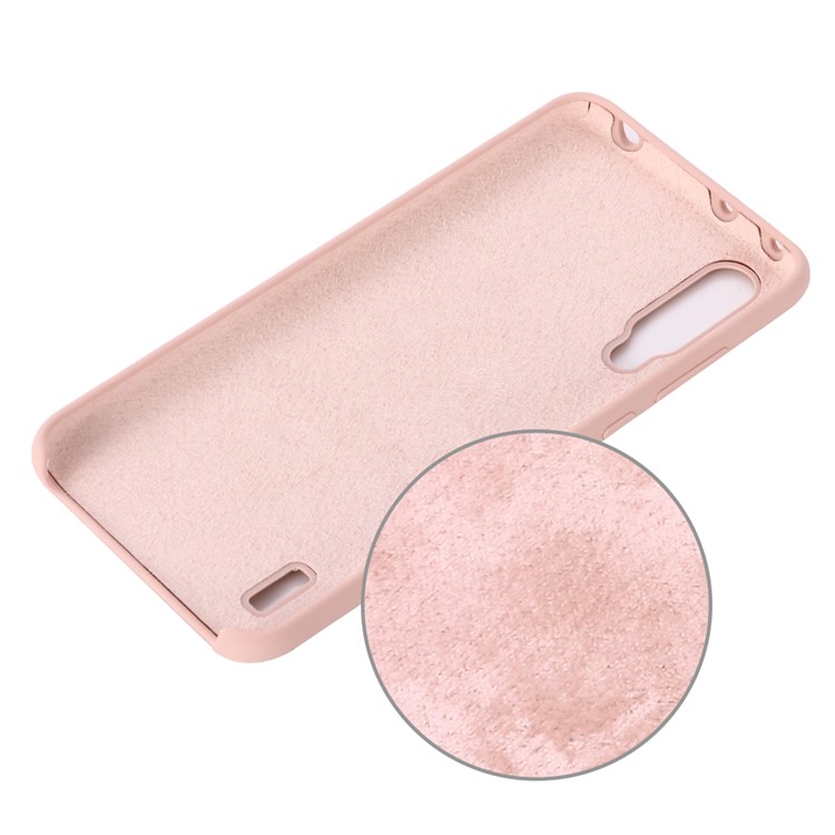 Liquid Silicone Shell for Xiaomi Mi CC9 / Mi CC9 Meitu Edition/ Mi 9 Lite - Pink-3