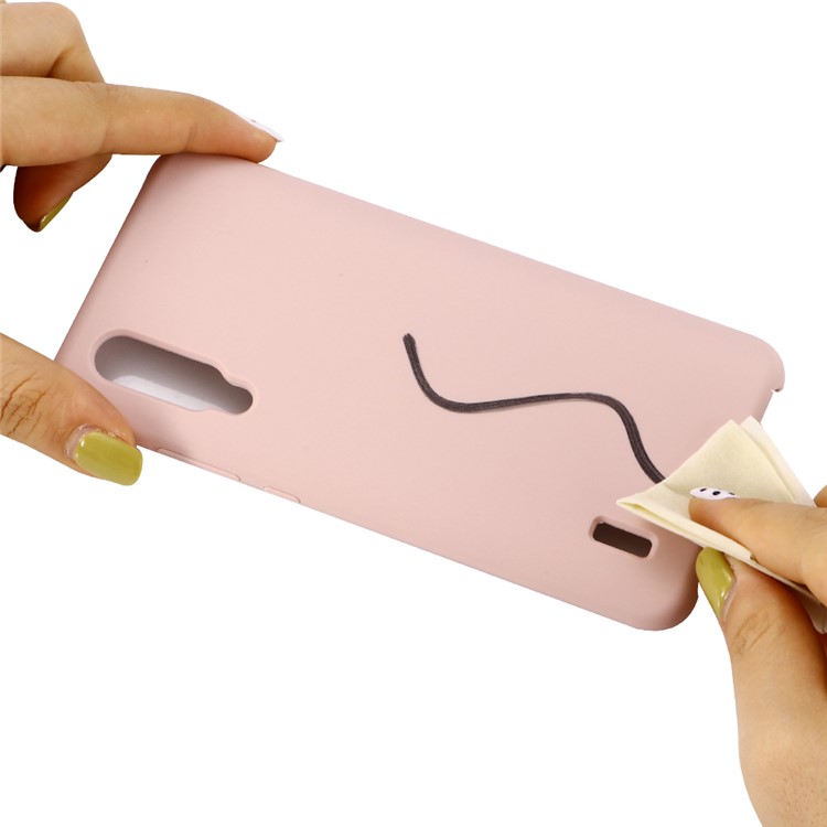 Liquid Silicone Shell for Xiaomi Mi CC9 / Mi CC9 Meitu Edition/ Mi 9 Lite - Pink-5