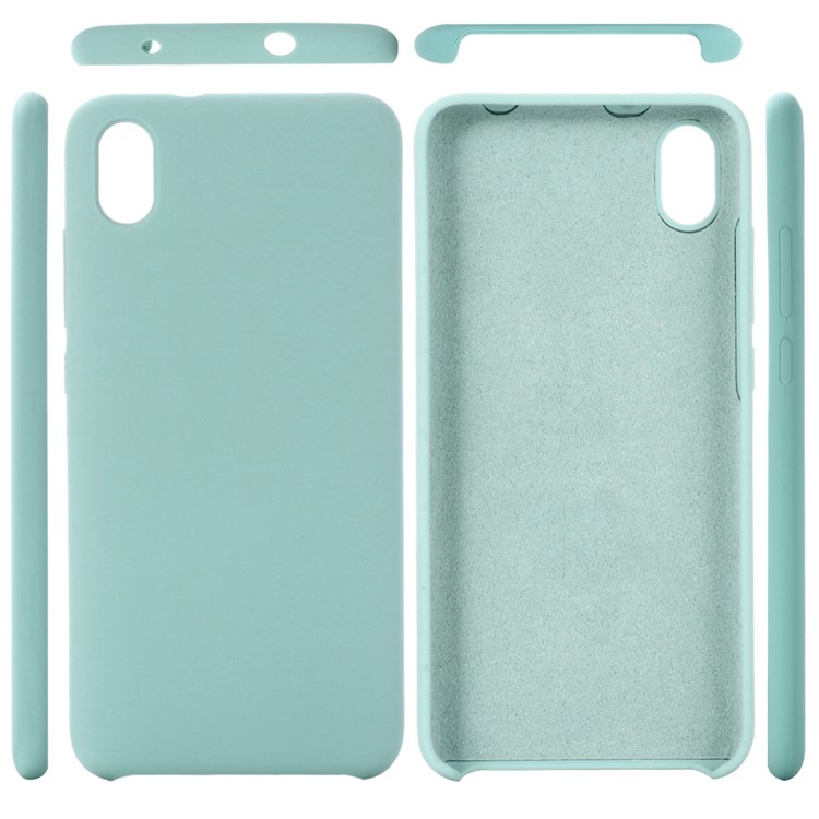 Soft Liquid Silicone Mobile Phone Case Shell for Xiaomi Redmi 7A - Blue-2