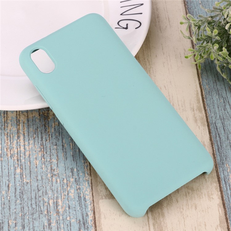 Soft Liquid Silicone Mobile Phone Case Shell for Xiaomi Redmi 7A - Blue-6