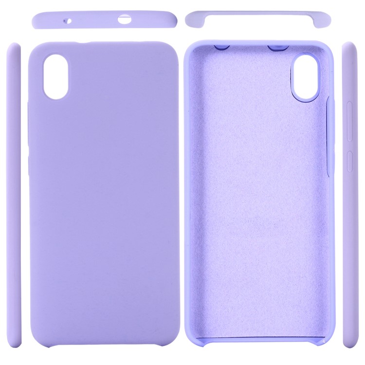 Carcasa Del Teléfono Móvil De Silicona Líquida Suave Para Xiaomi Redmi 7A - Púrpura-2