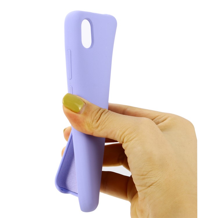 Carcasa Del Teléfono Móvil De Silicona Líquida Suave Para Xiaomi Redmi 7A - Púrpura-4