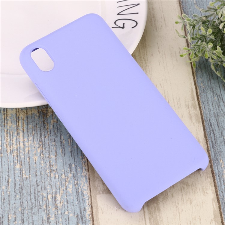 Carcasa Del Teléfono Móvil De Silicona Líquida Suave Para Xiaomi Redmi 7A - Púrpura-6