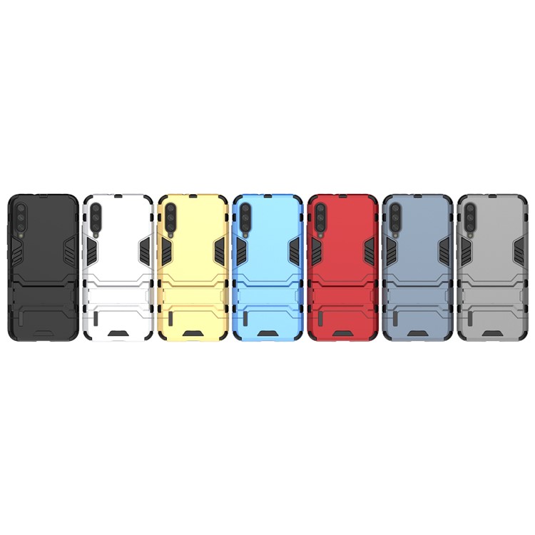 Plastic + TPU Hybrid Phone Case with Kickstand for Xiaomi Mi CC9e/Mi A3 - Black-10
