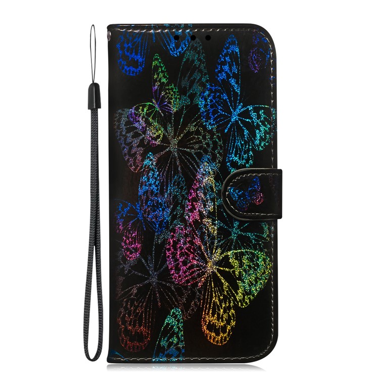 Pattern Printing Wallet Stand Flip Leather Case for Xiaomi Redmi 7/Y3 - Colorful Butterflies-2