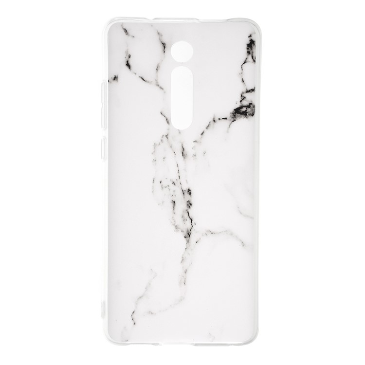 Marble Pattern IMD TPU Phone Case Cover for Xiaomi Redmi K20/Mi 9T/Redmi K20 Pro/Mi 9T - White-1