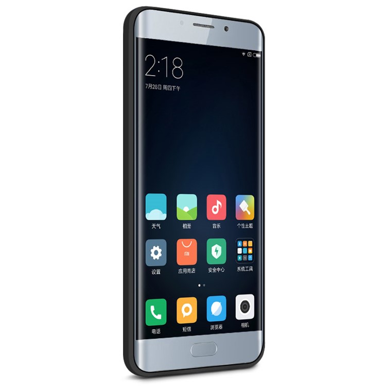 IMAK Silky Anti-scratch TPU Gel Case for Xiaomi Mi Note 2 + 3D Curved Full Screen Film - Metal Black-5