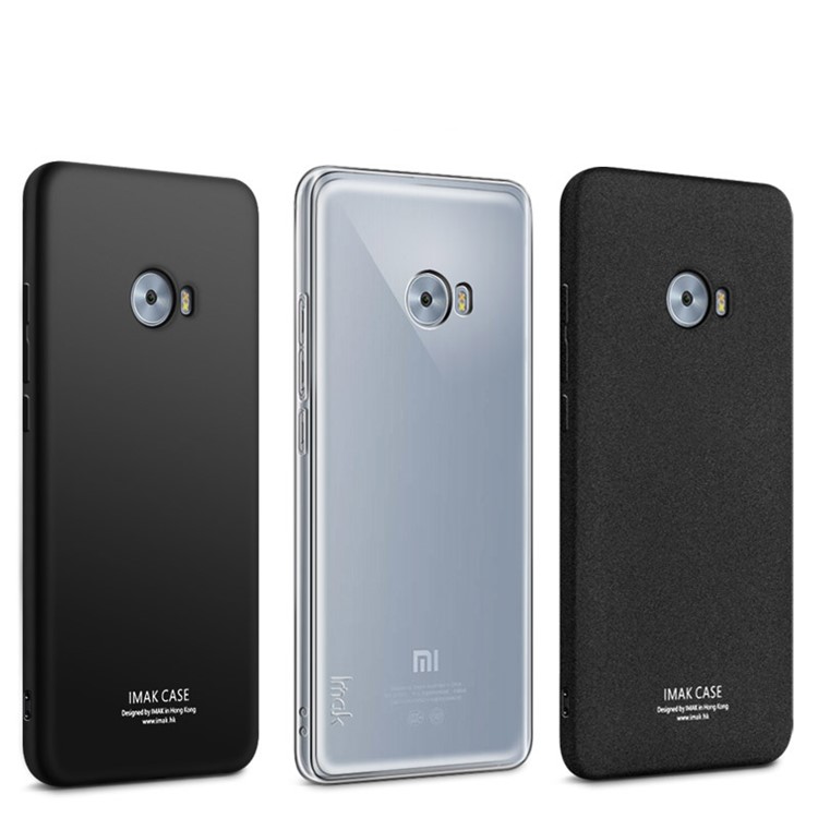 IMAK Silky Anti-scratch TPU Gel Case for Xiaomi Mi Note 2 + 3D Curved Full Screen Film - Metal Black-7