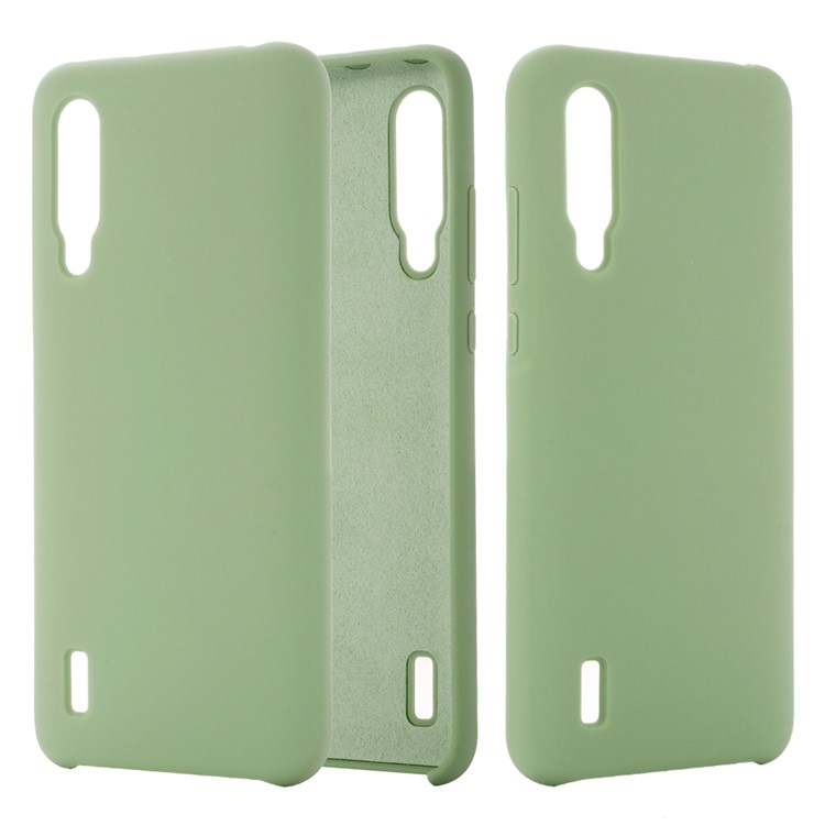 Carcasa Trasera De Silicona Líquida Suave Para Xiaomi Mi Cc9e / Mi A3 - Verde-1