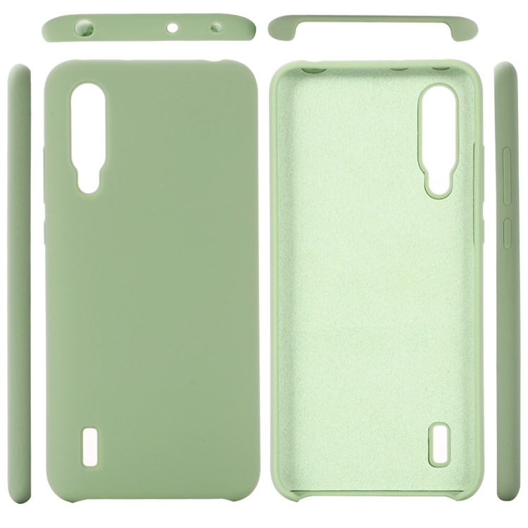 Carcasa Trasera De Silicona Líquida Suave Para Xiaomi Mi Cc9e / Mi A3 - Verde-2