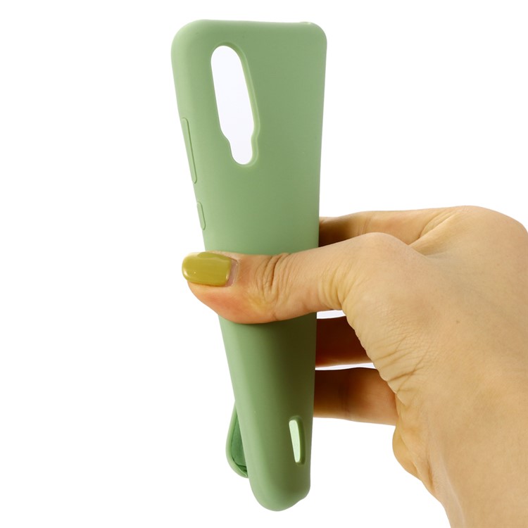 Carcasa Trasera De Silicona Líquida Suave Para Xiaomi Mi Cc9e / Mi A3 - Verde-4