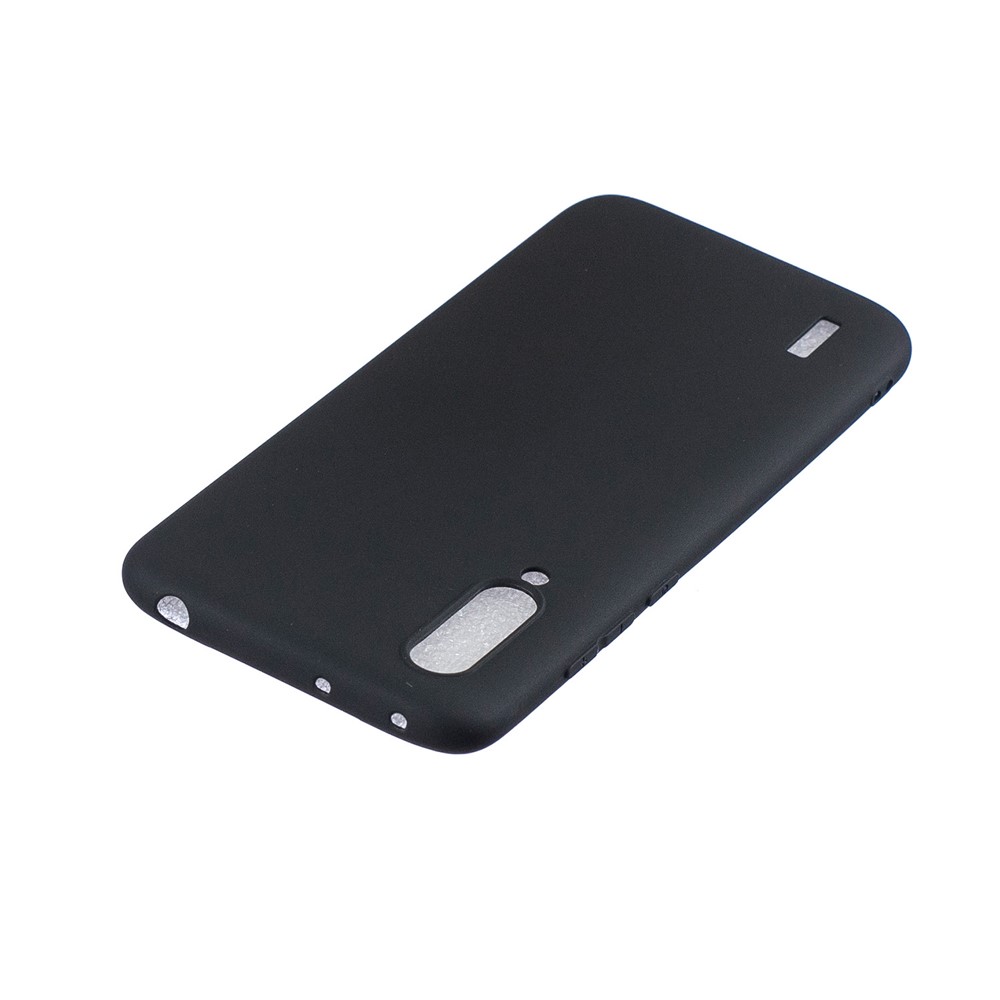 Candy Color Soft Tpu Telephip Cover Para Xiaomi Mi Cc9e/mi A3 - Negro