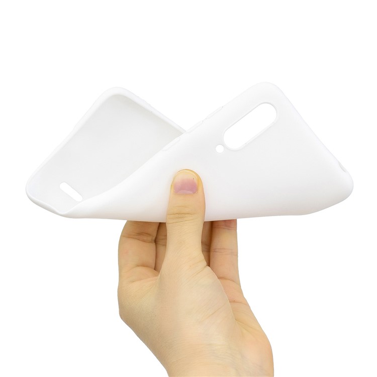 Candy Color Soft TPU Phone Cover for Xiaomi Mi CC9e/Mi A3 - White-5