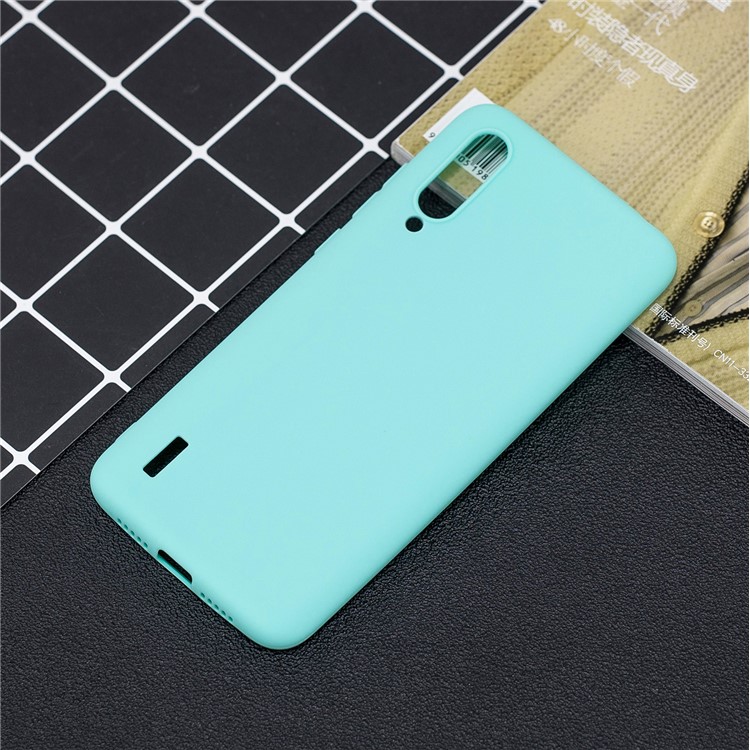 Tampa Do Telefone Macio Da Cor Do Doce TPU Para O Xiaomi Mi Cc9e / Mi A3 - Bebê Azul-1