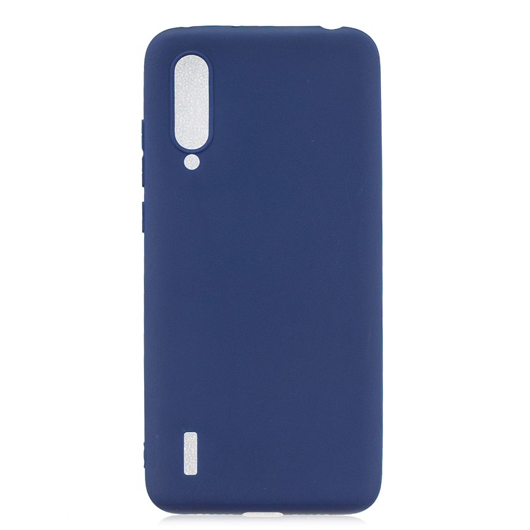 Candy Color Soft TPU Tampa Para Xiaomi Mi Cc9e/mi A3 - Azul Escuro-2