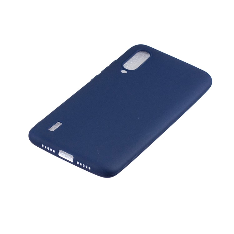 Candy Color Soft TPU Phone Cover for Xiaomi Mi CC9e/Mi A3 - Dark Blue-3