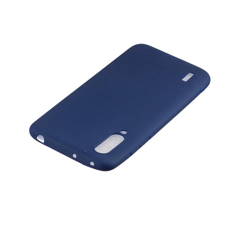 Candy Color Soft TPU Tampa Para Xiaomi Mi Cc9e/mi A3 - Azul Escuro-4