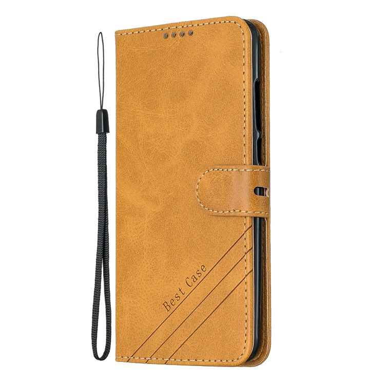 Leather Stand Case with Card Slots for Xiaomi Mi CC9e / Mi A3 - Brown-2