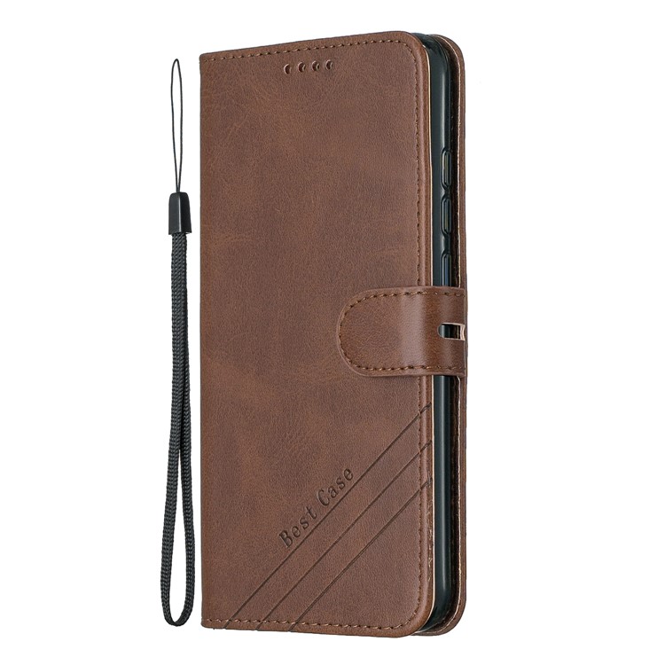 Wallet Leather Stand Case Shell for Xiaomi Redmi Note 7/Note 7Pro/Note 7S - Coffee-2