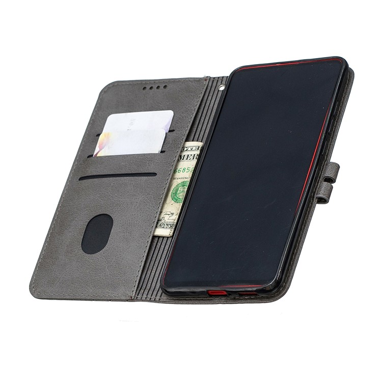 Wallet Leather Phone Shell for Xiaomi Redmi K20 / Mi 9T / K20 Pro / Mi 9T Pro - Grey-8