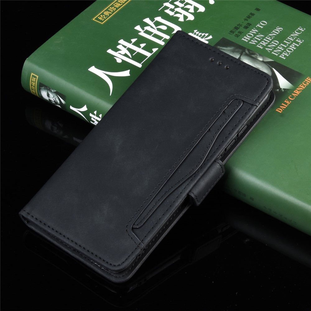 Wallet Leather Stand Phone Casing with Multiple Card Slots for Xiaomi Mi 9 - Black-10