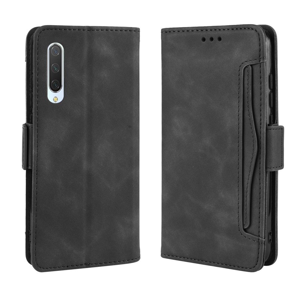 Wallet Leather Stand Phone Casing with Multiple Card Slots for Xiaomi Mi 9 - Black-2