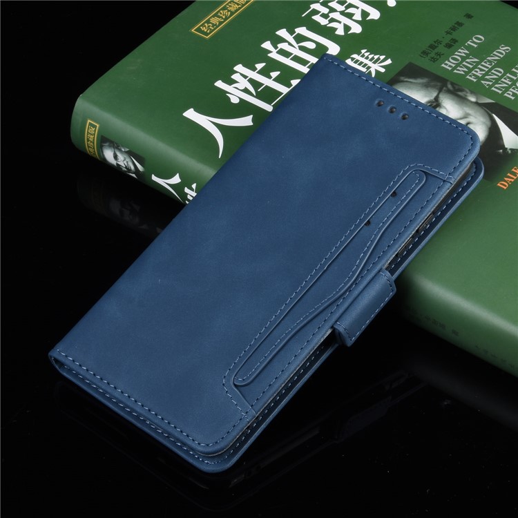 Wallet Leather Stand Phone Casing with Multiple Card Slots for Xiaomi Mi 9 - Blue-9