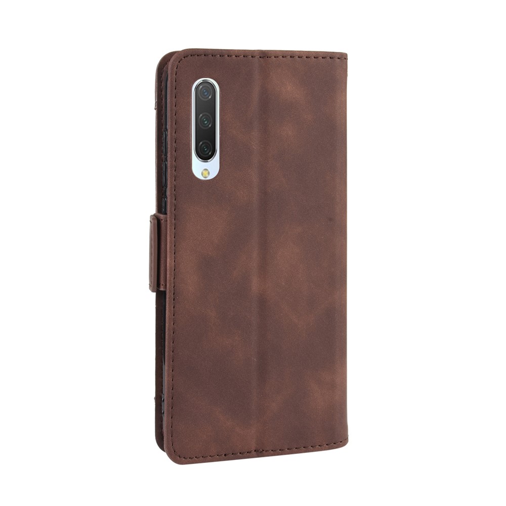 Wallet Leather Stand Phone Casing with Multiple Card Slots for Xiaomi Mi 9 - Brown-5