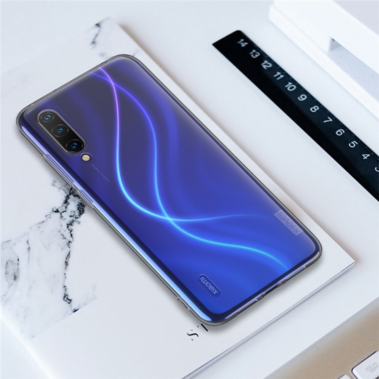 X-LEVEL Anti-slip Soft TPU Mobile Case for Xiaomi Mi CC9 / Mi CC9 Meitu Edition/ Mi 9 Lite - Transparent-5