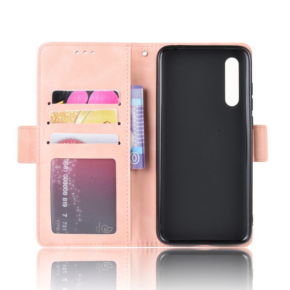 Multiple Card Slots Wallet Leather Stand Phone Casing for Xiaomi Mi 9 SE - Pink-3