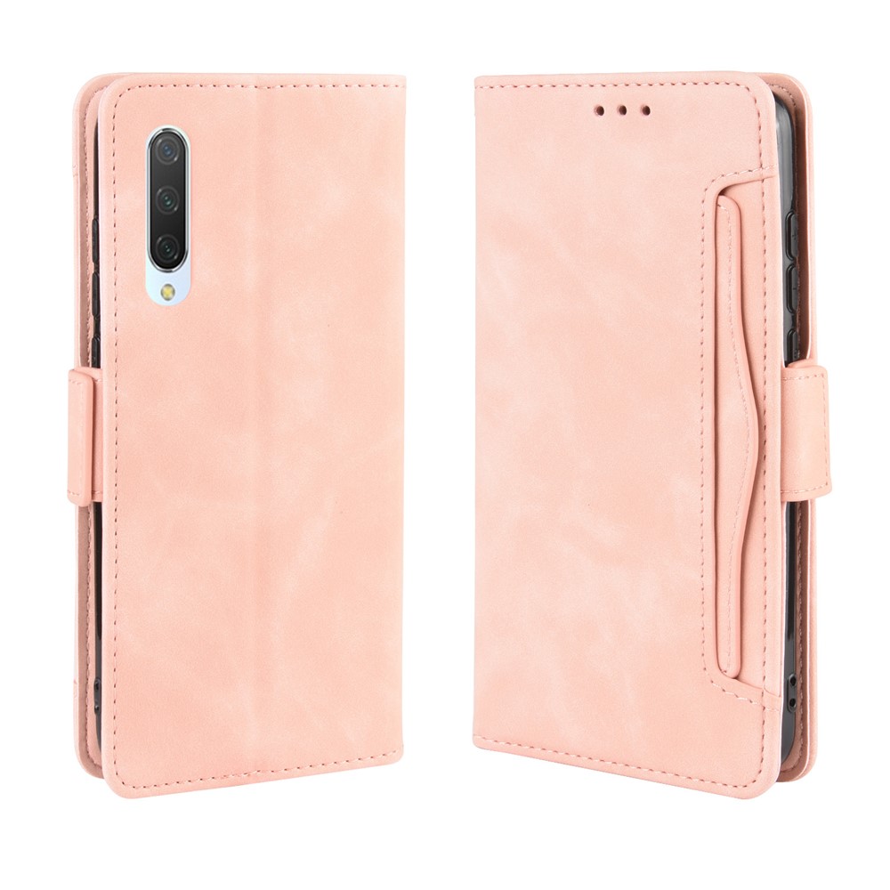 Multiple Card Slots Wallet Leather Stand Phone Casing for Xiaomi Mi 9 SE - Pink-7
