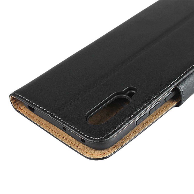 Genuine Leather Wallet Stand Phone Cover for Xiaomi Mi CC9e / Mi A3-12