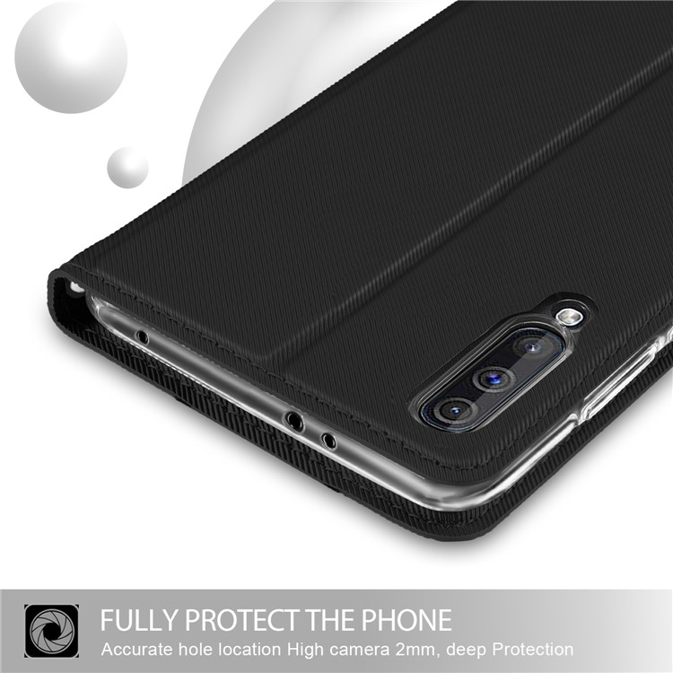BaiYu Series Fashion Leather Stand Phone Casing with Card Slots for Xiaomi Mi CC9e/Mi A3 - Black-8