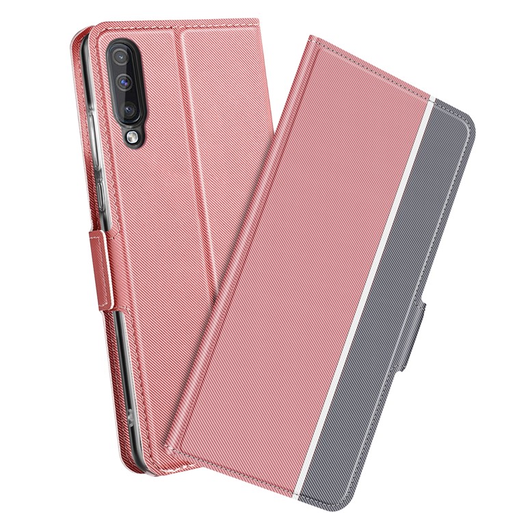 BaiYu Series Fashion Leather Stand Phone Casing with Card Slots for Xiaomi Mi CC9e/Mi A3 - Pink-1
