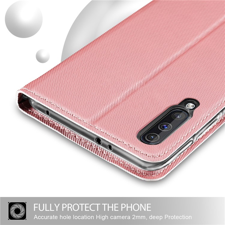 BaiYu Series Fashion Leather Stand Phone Casing with Card Slots for Xiaomi Mi CC9e/Mi A3 - Pink-3