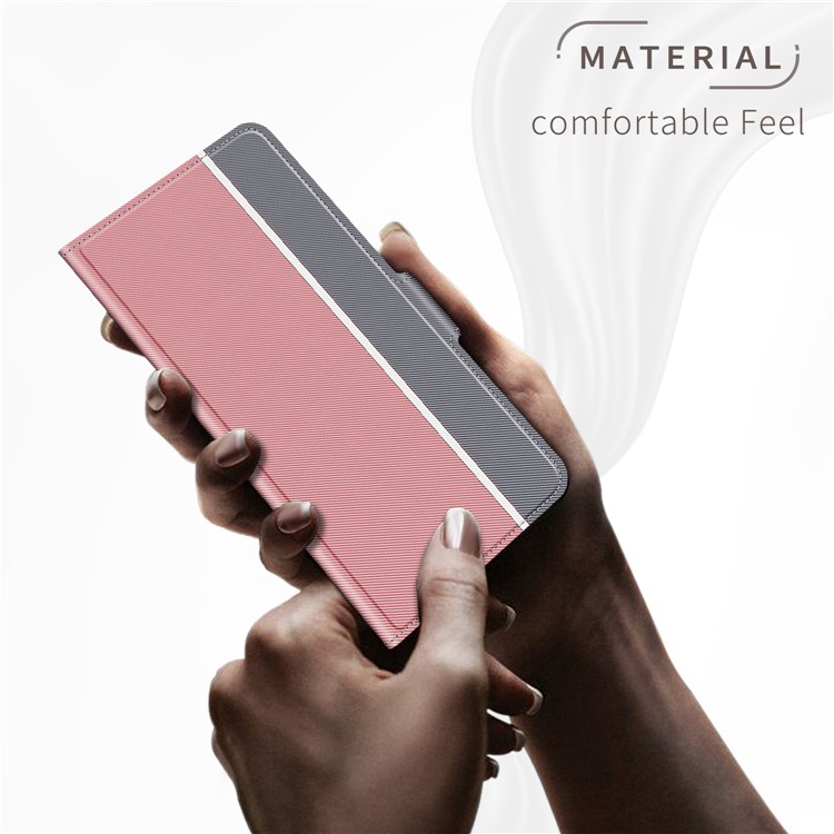 BaiYu Series Fashion Leather Stand Phone Casing with Card Slots for Xiaomi Mi CC9e/Mi A3 - Pink-4