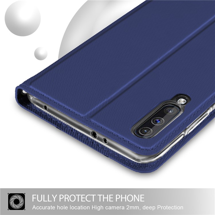 BaiYu Series Fashion Leather Stand Phone Casing with Card Slots for Xiaomi Mi CC9e/Mi A3 - Blue-7