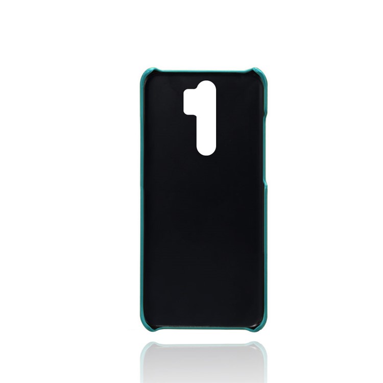 Double Card Slots PU Leather PC Shell Case for Xiaomi Redmi Note 8 Pro - Green-2