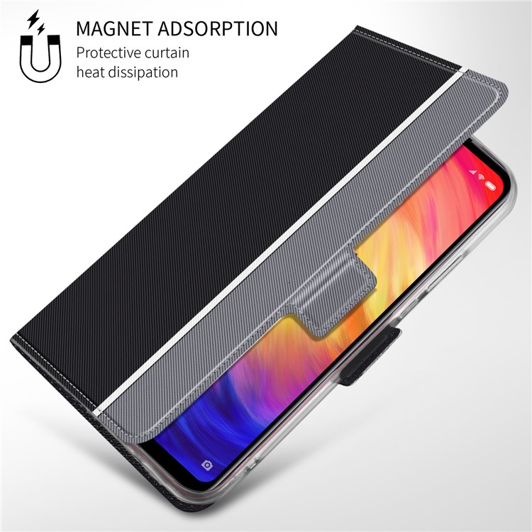 BaiYu Series Leather Shell for Xiaomi Redmi Note 7S / Note 7 / Note 7 Pro (India) - Black-6