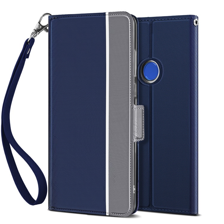BaiYu Series Leather Shell for Xiaomi Redmi Note 7S / Note 7 / Note 7 Pro (India) - Blue-9