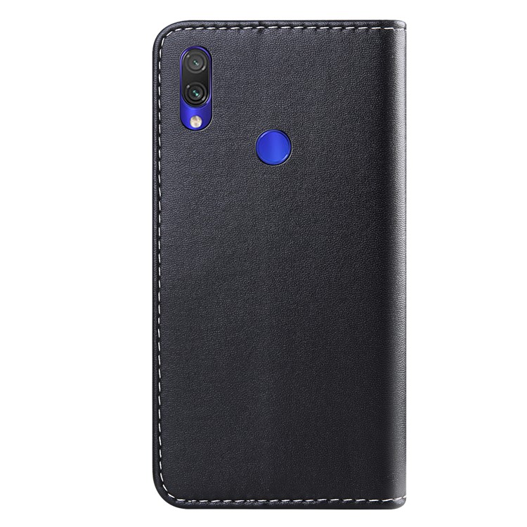 Tricolor PU Leather Wallet Phone Stand Cover for Xiaomi Redmi 7/Redmi Y3 - Black/White/Grey-3